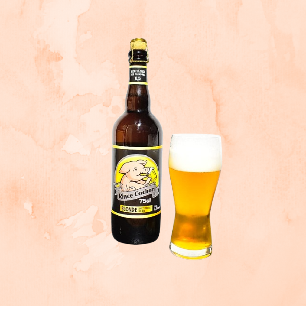 LA RINCE COCHON  8,5% CUVÉE SPÉCIALE SUR LIE (BLONDE) 75CL