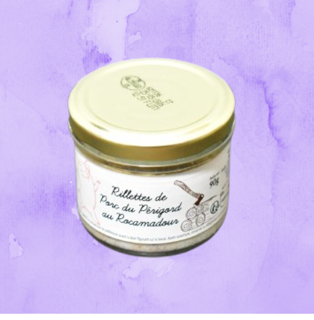 RILLETTE DE PORC DU PERIGORD AU ROCAMADOUR 90G