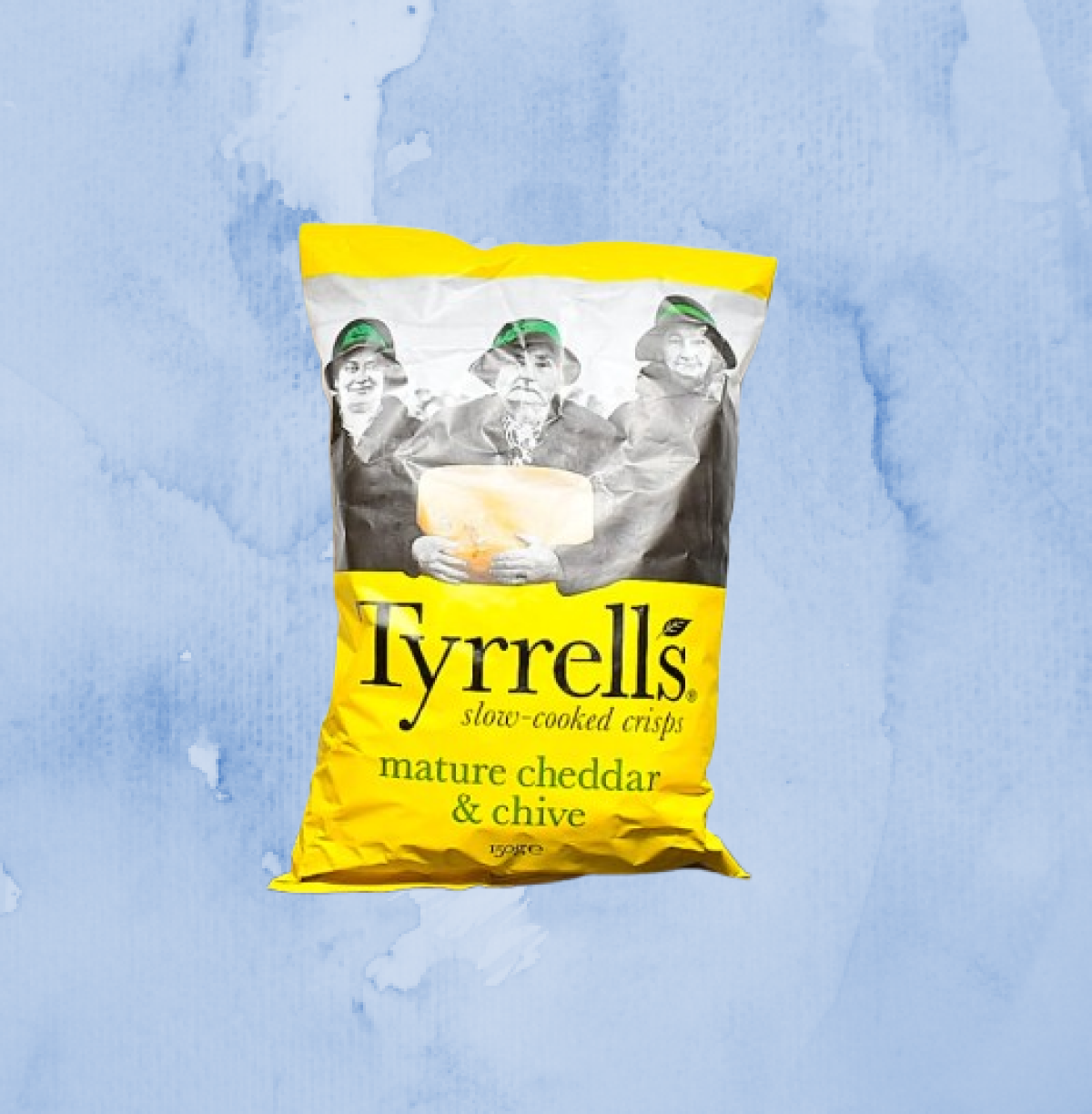 CHIPS TYRELL'S CHEDDAR (PAQUET JAUNE) 150g